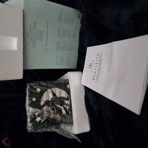 PartyLite Witch Votive Luminary Bag - Black and White